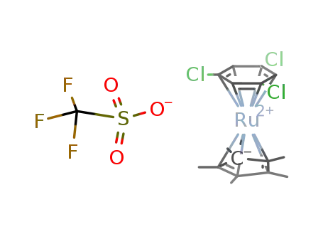 [(pantamethylcyclopentadienyl)Ru(η(6)-1,3,5-trichlorobenzene)]OSO2CF3