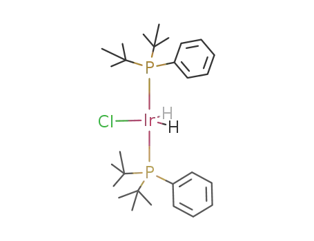 chlorodihydridobis(phenyldi-t-butylphosphine)iridium(III)