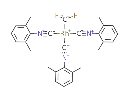[Rh(CF<sub>3</sub>)(2,6-dimethylphenyl isocyanide)3]