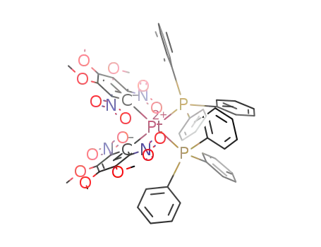 [Pt(κ1-(C)-C6(NO2)2-2,6-(OMe)3)2(PPh3)2]