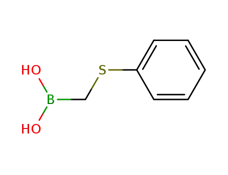 Molecular Structure of 67975-88-6 (Boronic acid, [(phenylthio)methyl]-)