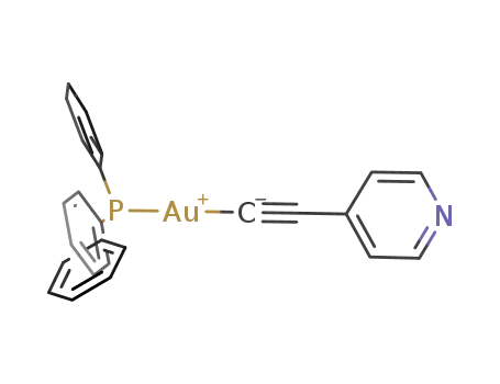 Gold, (4-pyridinylethynyl)(triphenylphosphine)-