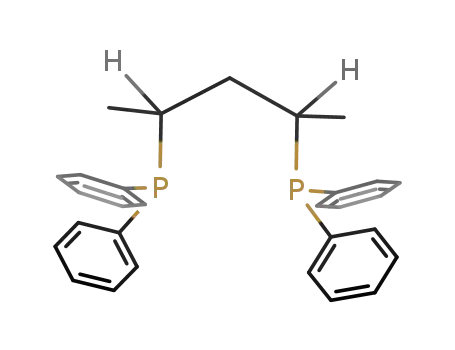 Molecular Structure of 154635-18-4 (Phosphine, [(1R,3S)-1,3-dimethyl-1,3-propanediyl]bis[diphenyl-, rel-)