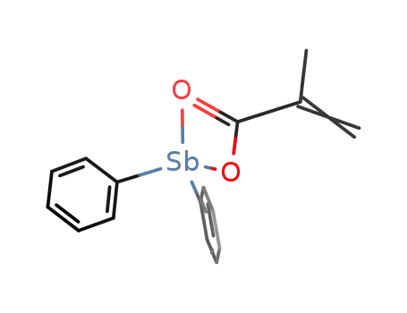 Molecular Structure of 5613-66-1 (METHACRYLOXYDIPHENYLANTIMONY)