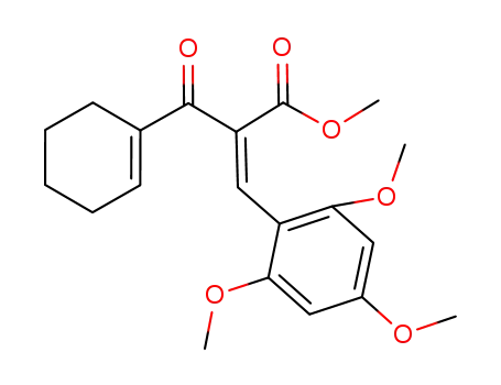 Z-2-(cyclohex-1-enecarbonyl)-3-(2,4,6-trimethoxyphenyl)acrylic acid methyl ester