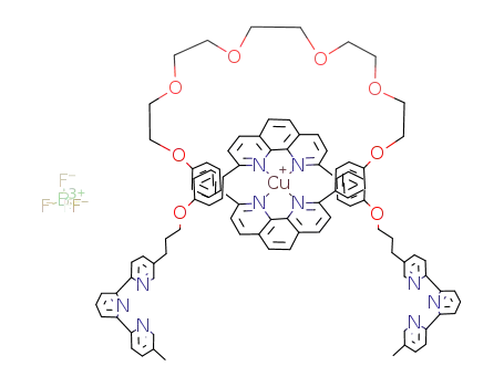 Cu(C<sub>62</sub>H<sub>50</sub>N<sub>8</sub>O<sub>2</sub>)(C<sub>34</sub>H<sub>34</sub>N<sub>2</sub>O<sub>6</sub>)<sup>(1+)</sup>*BF<sub>4</sub><sup>(1-)</sup> = [Cu(C<sub>62</sub>H<sub>50</sub>N<sub>8</sub>O<sub>2</sub>)(C<sub>34</sub>H<sub>34</sub>N<sub>2</sub>O<sub>6</sub>)]BF<sub>4</sub>