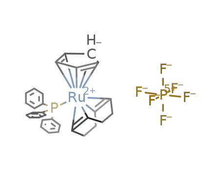 [Ru(C5H5)(η(2):η(2)-C8H12)(PPh3)]PF6