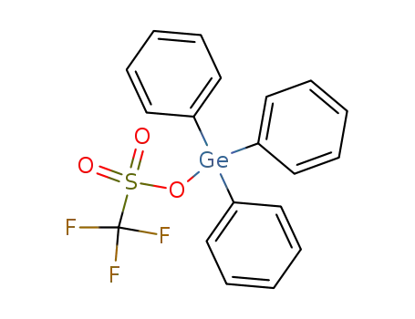 Molecular Structure of 139599-12-5 (Germane, triphenyl[[(trifluoromethyl)sulfonyl]oxy]-)