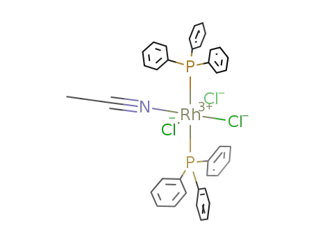 RhCl<sub>3</sub>(triphenylphosphine)2(acetonitrile)