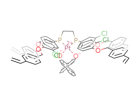 (((CH<sub>2</sub>CHC<sub>6</sub>H<sub>4</sub>CH<sub>2</sub>OC<sub>6</sub>H<sub>3</sub>Cl)2PCH<sub>2</sub>)2)Pt((C<sub>10</sub>H<sub>6</sub>O)2)
