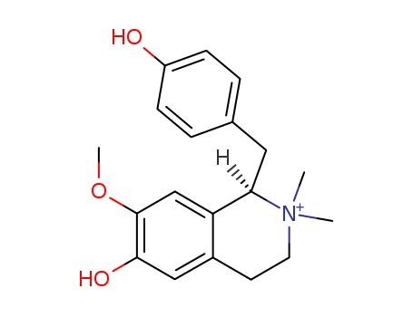 (R)-6-Hydroxy-1-(4-hydroxybenzyl)-7-methoxy-2,2-dimethyl-1,2,3,4-tetrahydroisoquinolin-2-ium