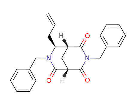 (1S,5R,6S)-6-allyl-3,7-dibenzyl-2,4,8-trioxo-3,7-diazabicyclo[3.3.1]nonane