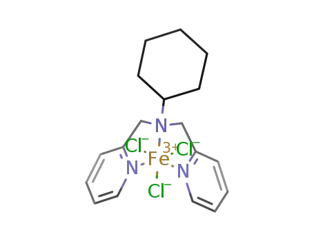 trichloro(N,N-bis(pyrid-2-ylmethyl)cyclohexylamine)iron(III)