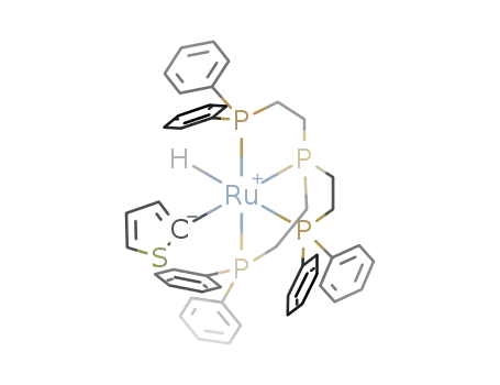 (P(C<sub>2</sub>H<sub>4</sub>P(C<sub>6</sub>H<sub>5</sub>)2)3)Ru(H)(C<sub>4</sub>H<sub>3</sub>S)
