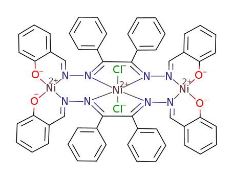 Molecular Structure of 171201-88-0 (Ni<sub>3</sub>((C<sub>6</sub>H<sub>4</sub>OCHN<sub>2</sub>(C<sub>6</sub>H<sub>5</sub>)C)2)2Cl<sub>2</sub>)