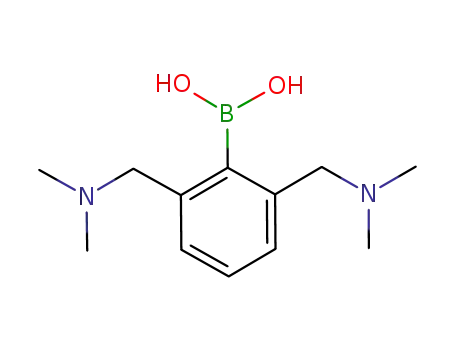 Molecular Structure of 89291-18-9 (Boronic acid, [2,6-bis[(dimethylamino)methyl]phenyl]-)
