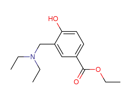 Molecular Structure of 78329-97-2 (ethyl 3-[(diethylamino)methyl]-4-hydroxybenzoate)