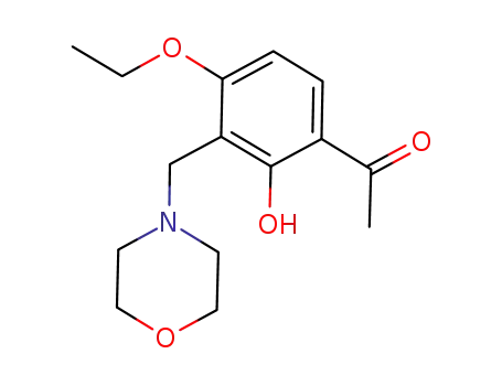 Molecular Structure of 1064287-96-2 (1-[4-ethoxy-2-hydroxy-3-(morpholinomethyl)phenyl]ethanone)