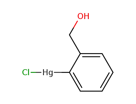 Molecular Structure of 91713-41-6 (chloro(2-hydroxymethylphenyl)mercury)