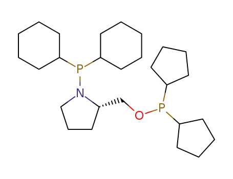 (C<sub>5</sub>H<sub>9</sub>)2POCH<sub>2</sub>C<sub>4</sub>H<sub>7</sub>NP(C<sub>6</sub>H<sub>11</sub>)2