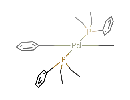 trans-PdMePh(PEt<sub>2</sub>Ph)2