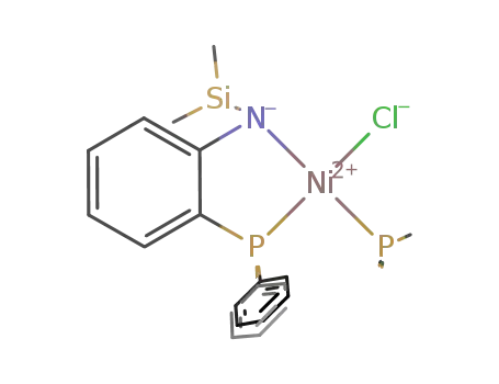 chloro[2-(diphenylphosphanyl)-N-(trimethylsilyl)anilido-N,P](trimethylphosphane)nickel(II)