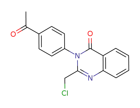 2-chloromethyl-3-(p-acetylphenyl)-3H-quinazolin-4-one