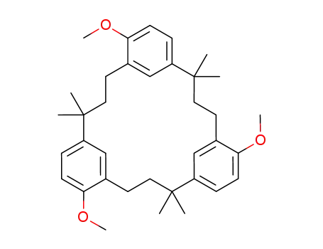 1,1,10,10,19,19-hexamethyl-5,14,23-trimethoxy[3.3.3]metacyclophane