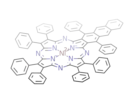 [2<sup>(1)</sup>,2<sup>(8)</sup>-diphenylanthraco[b]-7,8,12,13,17,18-tetraphenyl-5,10,15,20-tetraazaporphyrinato<sup>(2-)</sup>]nickel(II)