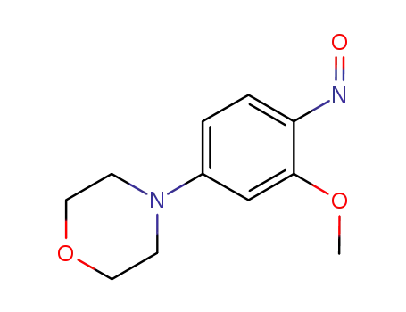 Molecular Structure of 1032716-22-5 (4-(3-Methoxy-4-nitrosophenyl)morpholine)