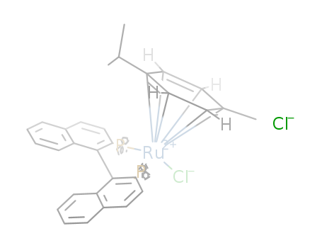 Chloro[(R)-(+)-2,2'-bis(diphenylphosphino)-1,1'-binaphthyl](p-cyMene)rutheniuM(II) chloride [RuCl(p-cyMene)((R)-binap)]Cl