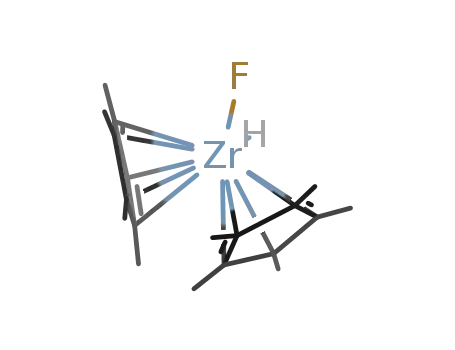 Molecular Structure of 87985-79-3 ([(η(5)-pentamethylcyclopentadienyl)2ZrHF])