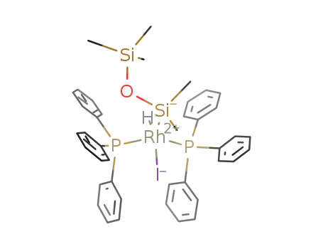 iodo(hydrido)(SiMe<sub>2</sub>OSiMe<sub>3</sub>)bis(triphenylphosphine)rhodium(III)