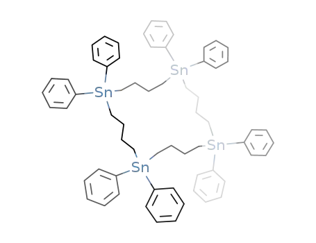 Molecular Structure of 83802-01-1 (1,6,11,16-Tetrastannacycloeicosane, 1,1,6,6,11,11,16,16-octaphenyl-)