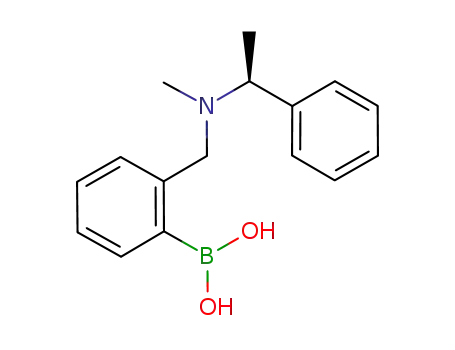 {2-{{methyl{(1S)-1-phenylethyl}amino}methyl}phenyl}boronic acid
