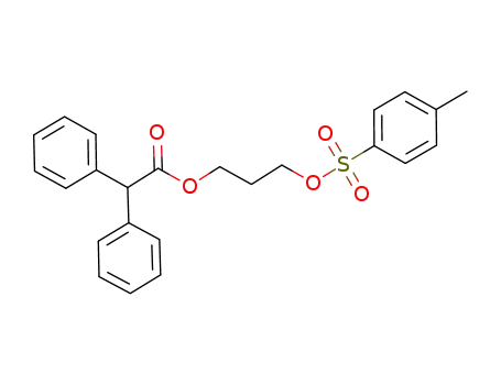 3-(tosyloxy)propyl 2,2-diphenylacetate