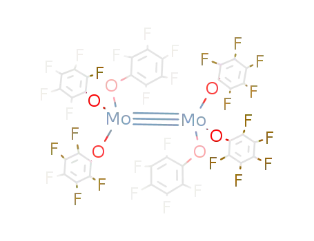 Molecular Structure of 124461-95-6 (Mo<sub>2</sub>(OC<sub>6</sub>F<sub>5</sub>)6)