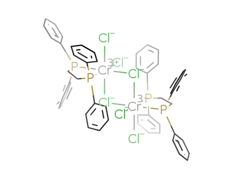 Molecular Structure of 1119091-66-5 ([(1,2-bis(diphenylphosphino)ethane)CrCl2(μ-Cl)]2)