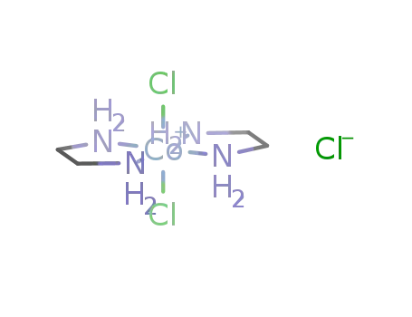 Molecular Structure of 13408-72-5 (2-azanidylethylazanide; dichlorocobalt)