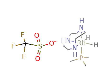 [(1,4,7-triazacyclononane)Rh(H)2(PMe<sub>3</sub>)](OTf)