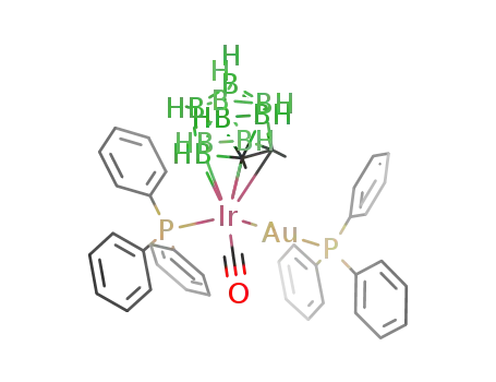 {IrAu(CO)(PPh3)2(η5-C2B9H9Me2)}