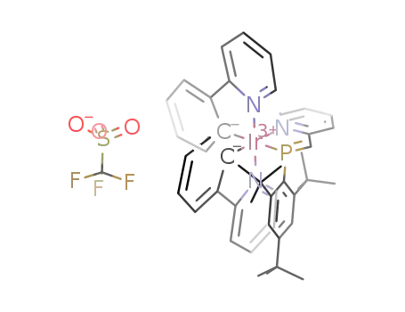 Ir(2-pyridylphenyl)2(2-(2-pyridyl)phosphaethene)OTf
