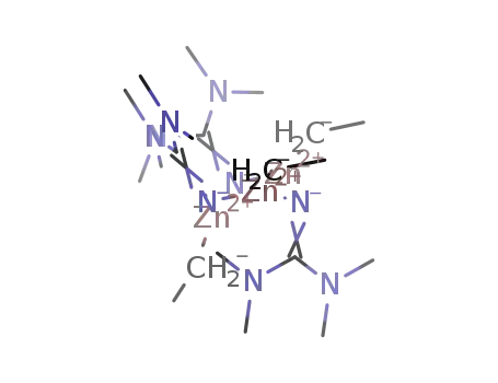 Molecular Structure of 1000401-33-1 ([Zn(μ-1,1,3,3-tetramethylguanidinato)(Et)]3)