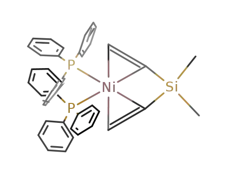 (π-divinyldimethylsinane)bis(triphenylphosphine)nickel