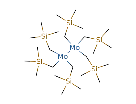Molecular Structure of 34439-17-3 (bis[tris(trimethylsilylmethyl)molybdenum](Mo-Mo))