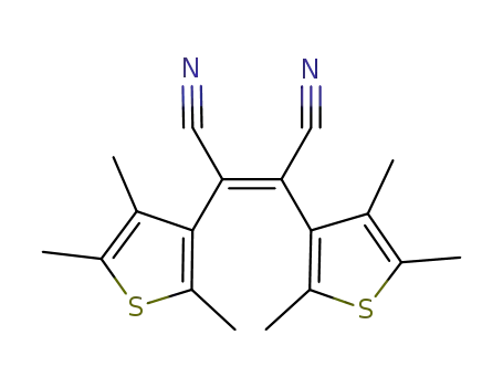 Molecular Structure of 112440-46-7 (CIS-1,2-DICYANO-1,2-BIS(2,4,5-TRIMETHYL-3-THIENYL)ETHENE)