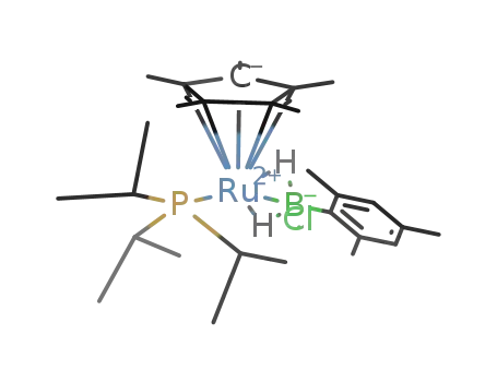 (η5-C5Me5)Ru(P(i)Pr3)(BH2(2,4,6-trimethylphenyl)Cl)