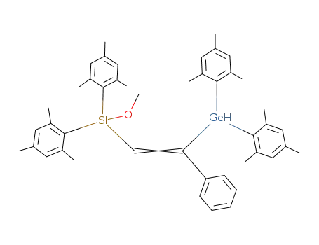 1-dimesitylgermyl-2-(dimesitylmethoxysilyl)-1-phenylethene