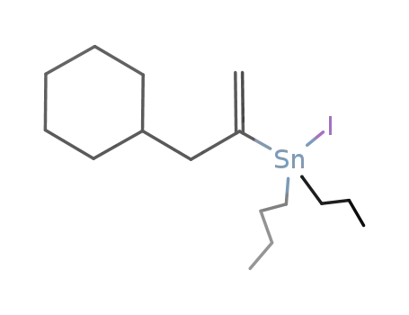 C<sub>6</sub>H<sub>11</sub>CH<sub>2</sub>C(CH<sub>2</sub>)SnI(C<sub>4</sub>H<sub>9</sub>)2