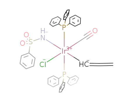 (OC-6-42)-[Ir(Cl)(PPh3)2(NHSO2Ph)(CO)(η(1)-CHCCH2)]